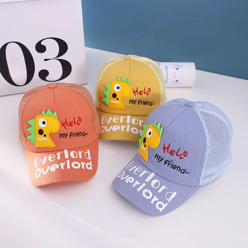 New Fashion Cartoon Dinosaur Kids Baseball Cap Summer Mesh Baby Girls Boys Sun Hat Adjustable Toddler Children Beach Hat
New Fashion Cartoon Dinosaur Kids Baseball Cap Summer Mesh Baby Girls Boys Sun Hat Adjustable Toddler Children Beach Hat