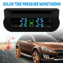 Wireless TPMS Car Solar Tire Tyre Pressure Monitoring System External 4 Sensors Wireless TPMS Car Solar Tire Tyre Pressure Monitoring System External 4 Sensors