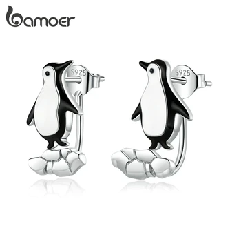 bamoer Authentic 925 Sterling Silver Penguin on Cracked Ice Stud Earrings for Women Original Designer Fine Jewelry BSE348
bamoer Authentic 925 Sterling Silver Penguin on Cracked Ice Stud Earrings for Women Original Designer Fine Jewelry BSE348