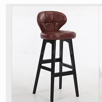 Solid Wooden Bar Chair Modern Simple Bar Chair Backrest High-legged Stool Bar Stool Front Desk Cash High-legged Chair Household
Solid Wooden Bar Chair Modern Simple Bar Chair Backrest High-legged Stool Bar Stool Front Desk Cash High-legged Chair Household