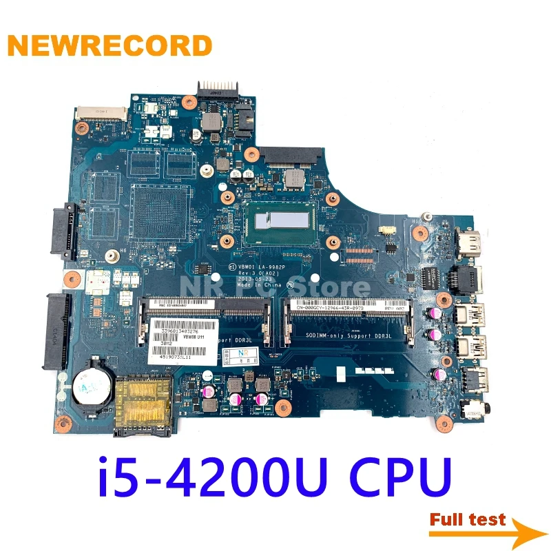 Материнская плата для ноутбука Dell inspiron 15R 5537 3537 материнская VBW01 LA-9982P 000GCY 00GCY DDR3L