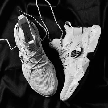 Men's Casual Shoes Lace Up Men Shoes Lightweight Comfortable Breathable Sneakers Tenis Feminino Zapatos Off White Black
Men's Casual Shoes Lace Up Men Shoes Lightweight Comfortable Breathable Sneakers Tenis Feminino Zapatos Off White Black