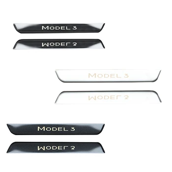 Stainless Steel Car Door Sill Scuff Plate Welcome Pedal Protection Strip Door Sill Decoration Wrap Cover for Tesla Model 3 Strip
Stainless Steel Car Door Sill Scuff Plate Welcome Pedal Protection Strip Door Sill Decoration Wrap Cover for Tesla Model 3 Strip