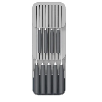 Kitchen Drawer Knife Block Organizer Tray Plastic Storage Holder For Knife Compact Cutlery Tray Kitchen Knife Separation Box
Kitchen Drawer Knife Block Organizer Tray Plastic Storage Holder For Knife Compact Cutlery Tray Kitchen Knife Separation Box