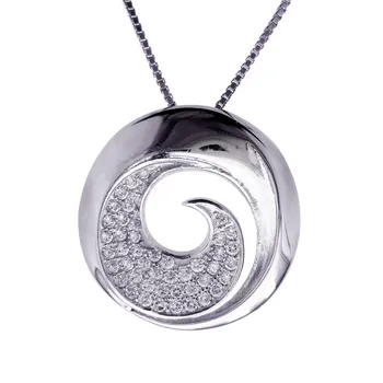 Pendant in sterling silver of 925mls with to microengastado in zircons high quality.
Pendant in sterling silver of 925mls with to microengastado in zircons high quality.