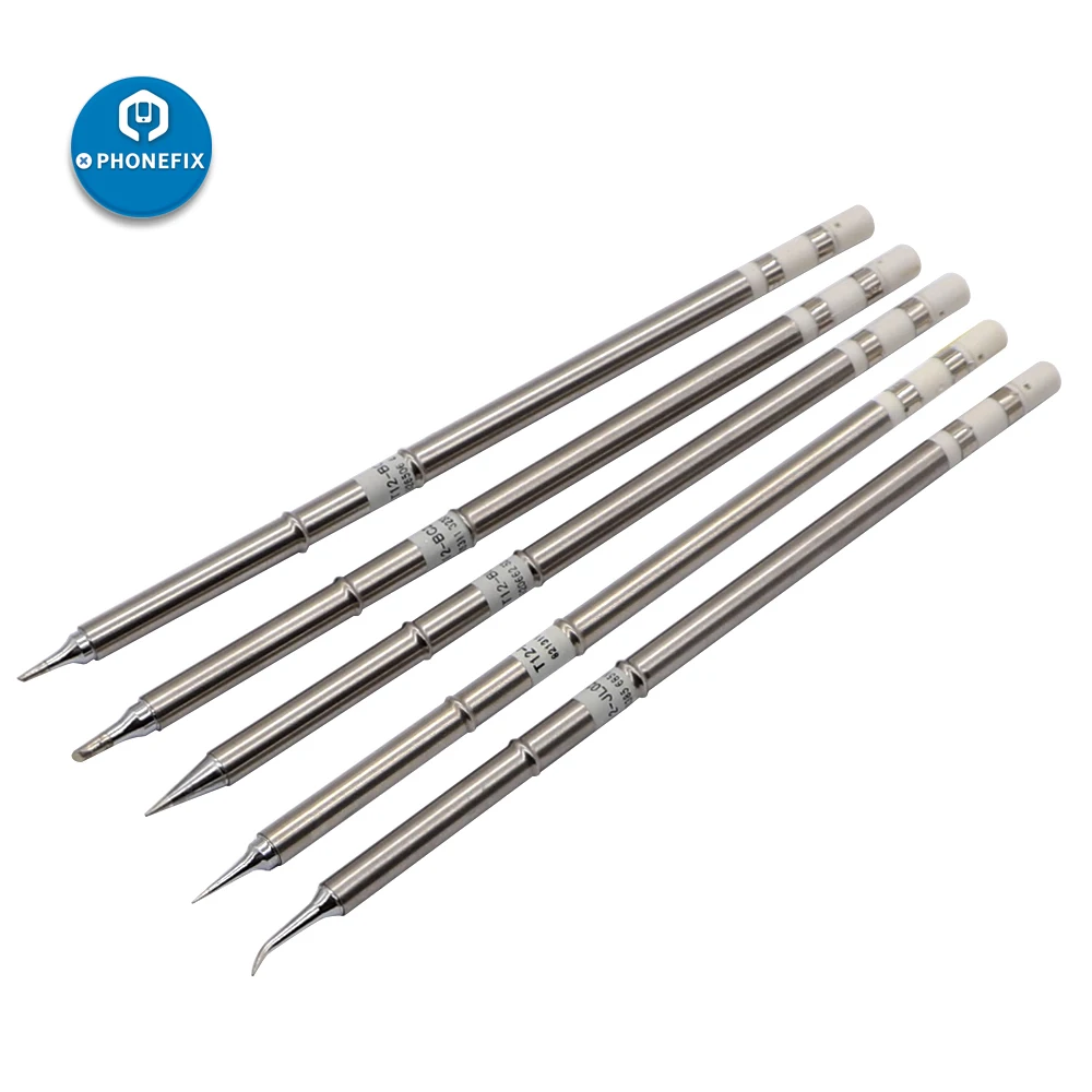 

T12 Soldering Iron Tips T12 Series Electric Iron Tip T12 BC1/KU/JL02/BL/ILS For Hakko FX-950 951 952 Soldering Rework Station