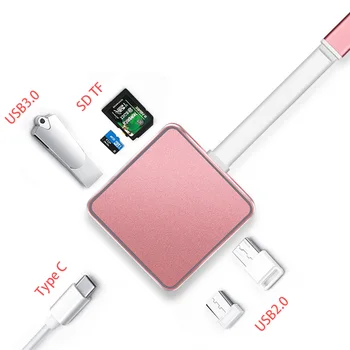 USB C HUB Type C to Multi USB 3.0 HUB 6 ports Adapter Dock for TF SD Reader Slot PD iPhone xiaomi Samsung hub docking station
USB C HUB Type C to Multi USB 3.0 HUB 6 ports Adapter Dock for TF SD Reader Slot PD iPhone xiaomi Samsung hub docking station