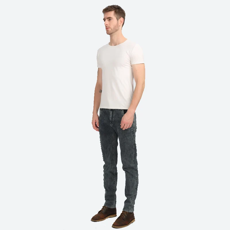Brother Wang новинка 2020 Стрейчевые обтягивающие джинсы для мужчин модные повседневные