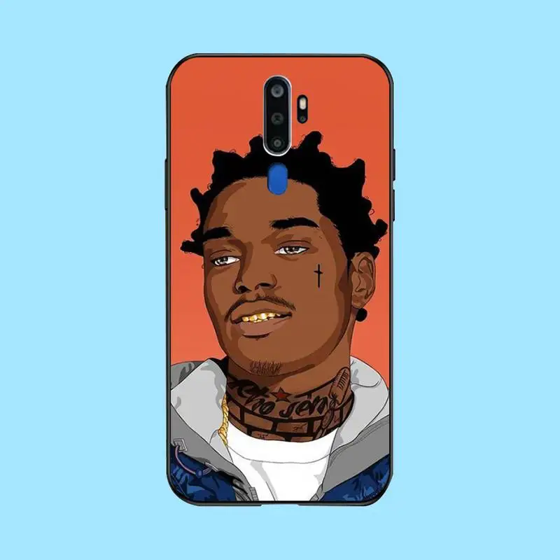 CUTEWANAN Kodak Black Rapper TPU black Phone Case Cover Hull For Oppo A5 A9 2020 Reno Z Realme5Pro R11 case