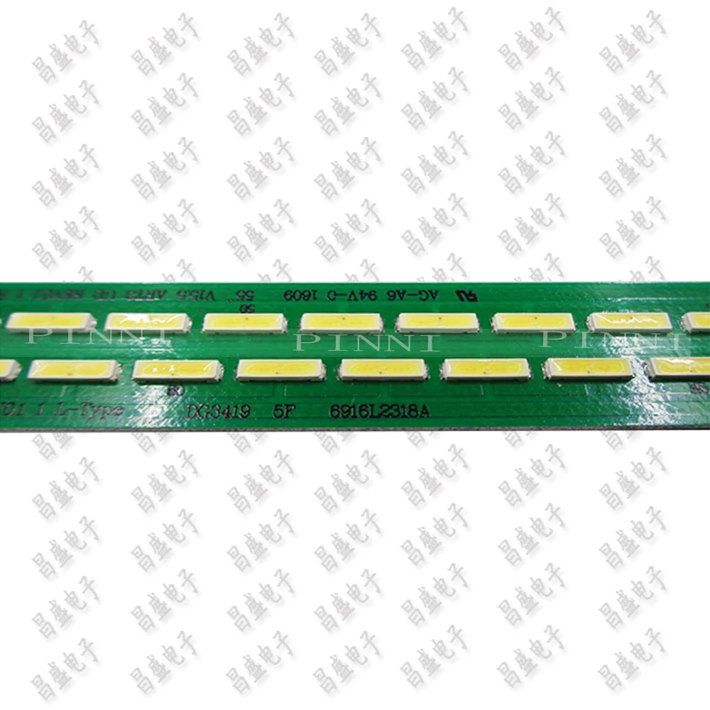 Новый комплект 2 шт. 60 светодиодов 602 мм Светодиодная лента для подсветки LG 55UF6450