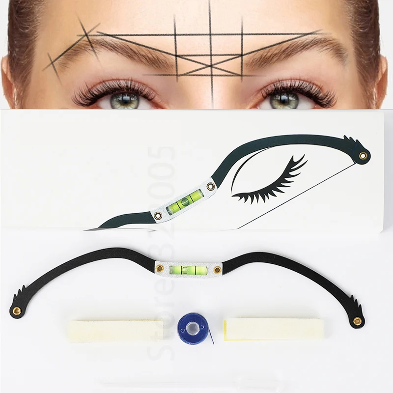 Microblading Eyebrow Line Marker Ruler Pre inked Brow Mapping Dyeing Thread Semi Permanent Positioning Eyebrow Measuring Tool
Microblading Eyebrow Line Marker Ruler Pre inked Brow Mapping Dyeing Thread Semi Permanent Positioning Eyebrow Measuring Tool