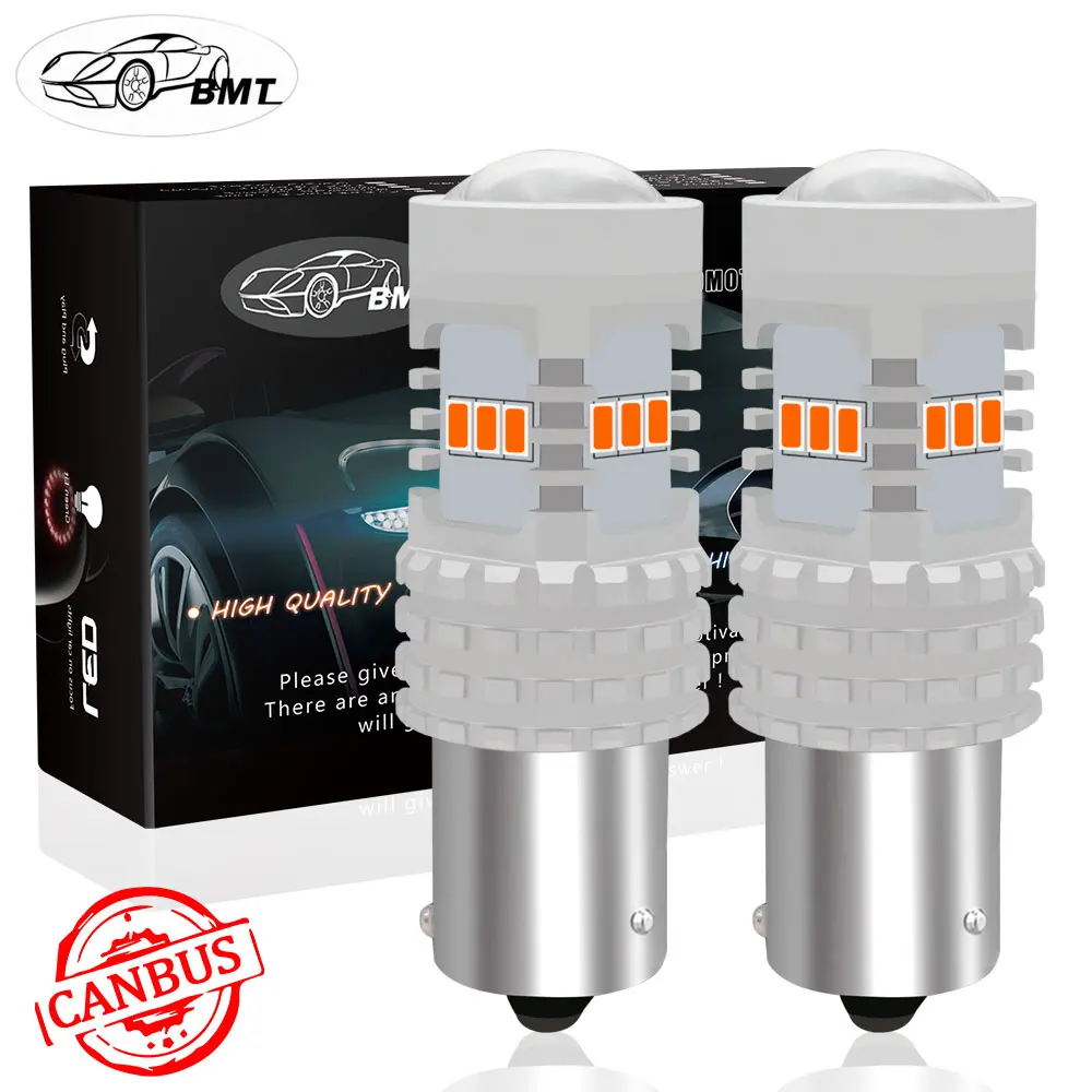 BMT 1500LM Car BAU15S LED No Hyper Flash Amber Yellow Red 1156 PY21W LED Bulbs For Turn Signal Brake Lights, Canbus Error Free
BMT 1500LM Car BAU15S LED No Hyper Flash Amber Yellow Red 1156 PY21W LED Bulbs For Turn Signal Brake Lights, Canbus Error Free
