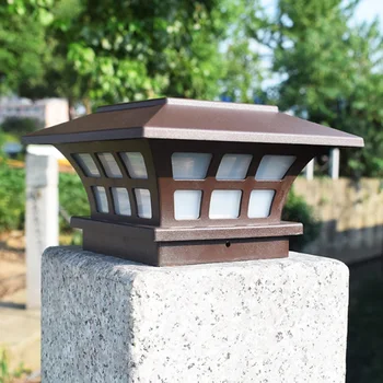 Outdoor Solar Post Lamp Waterproof Column Head Light For Garden Wall Lamp Garden Fence Landscape Lamp For Gate Garden Decoration 
Outdoor Solar Post Lamp Waterproof Column Head Light For Garden Wall Lamp Garden Fence Landscape Lamp For Gate Garden Decoration