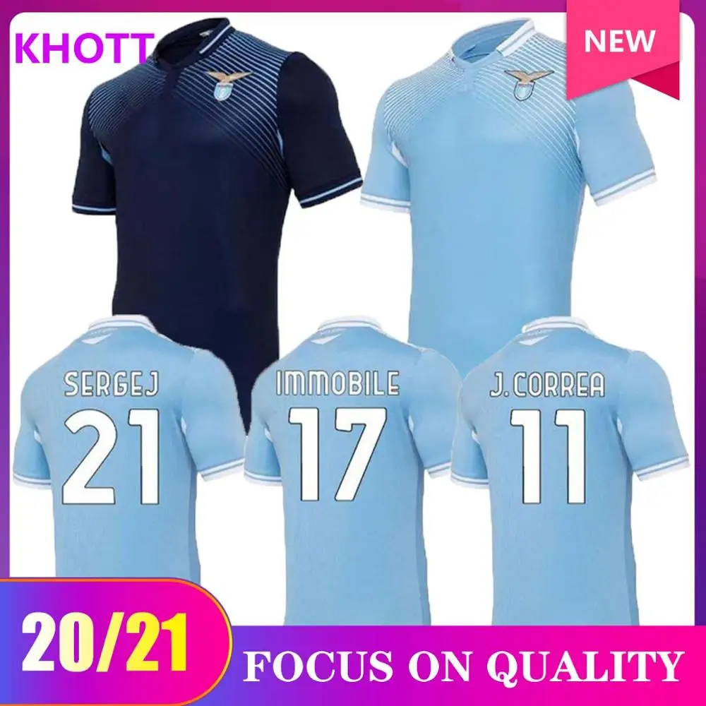 2020 2021 Lazio 120th Anniversary Soccer Jerseys IMMOBILE SERGEJ LUIS BASTOS Albert LUCAS CORREA F.CAICEDO Custom Adult Footbal
2020 2021 Lazio 120th Anniversary Soccer Jerseys IMMOBILE SERGEJ LUIS BASTOS Albert LUCAS CORREA F.CAICEDO Custom Adult Footbal