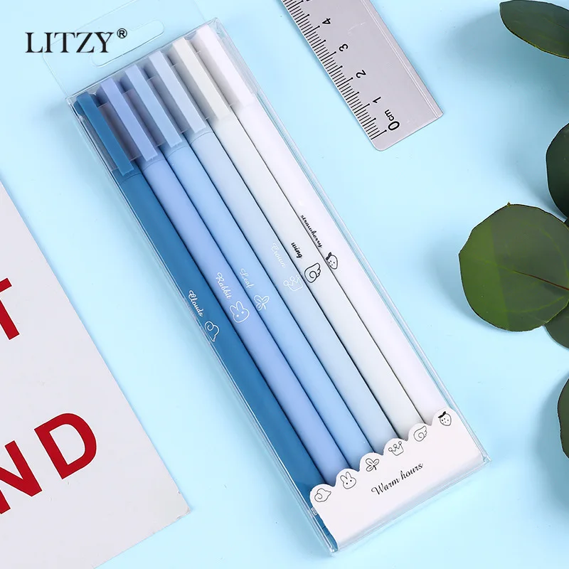Набор милых гелевых ручек LITZY 6 шт./лот, 0,5 мм, черные чернила, кавайные нейтральные ручки, черные для школы, письменные принадлежности, офисные принадлежности
Набор милых гелевых ручек LITZY 6 шт./лот, 0,5 мм, черные чернила, кавайные нейтральные ручки, черные для школы, письменные принадлежности, офисные принадлежности