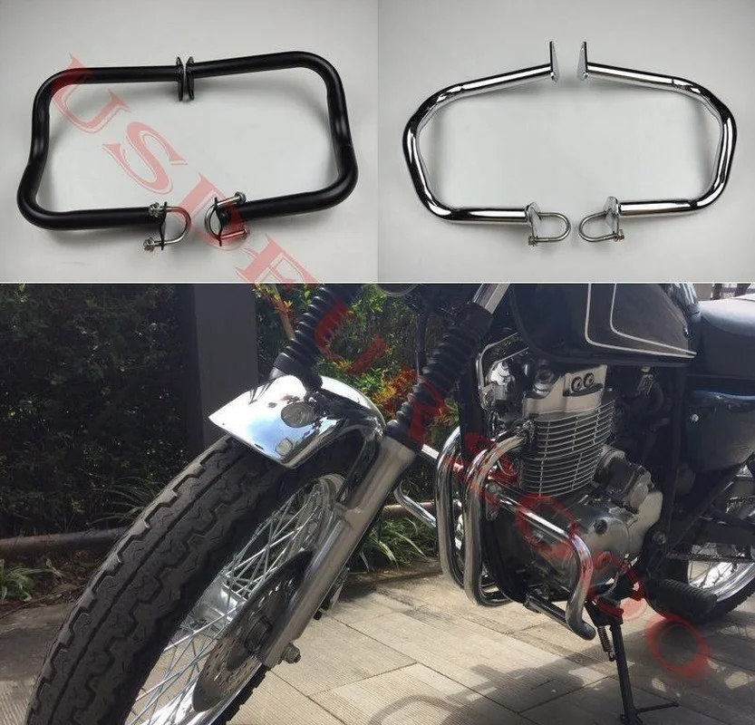 Шоссе защита двигателя аварии защитные стержни для Honda CB400SS все годы хром/черный
Шоссе защита двигателя аварии защитные стержни для Honda CB400SS все годы хром/черный