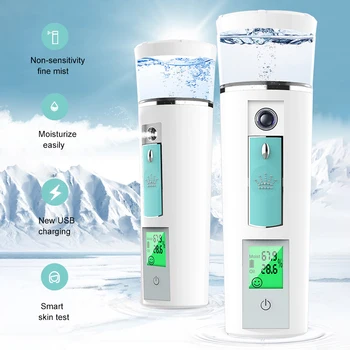 50ml Mini Nano Mist Sprayer Portable Facial Steamer Nebulizer Face Spray Spa Skin Moisturizing Handy Humidifier Skin Tester
50ml Mini Nano Mist Sprayer Portable Facial Steamer Nebulizer Face Spray Spa Skin Moisturizing Handy Humidifier Skin Tester