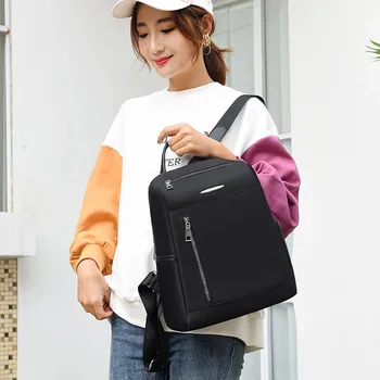 NEW Zipper Waterproof Backpack Summer Women Backpack Black Color Student Travel Shoulder Bags Teenager Girls Female#T2 
NEW Zipper Waterproof Backpack Summer Women Backpack Black Color Student Travel Shoulder Bags Teenager Girls Female#T2