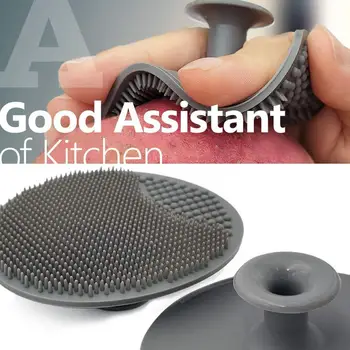 Multifunctional Vegetable Cleaning Brush Convenient Cleaning Tool Silicone Potato Scrubber Fruit Accessory Kitchen Gadget
Multifunctional Vegetable Cleaning Brush Convenient Cleaning Tool Silicone Potato Scrubber Fruit Accessory Kitchen Gadget