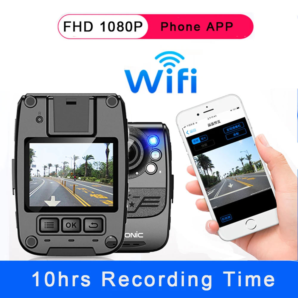 WIFI Police Camera HD1080P Video Voice 36MP Recorder Wearable Body Camera Security Mini dv dvr Car Comcorders
WIFI Police Camera HD1080P Video Voice 36MP Recorder Wearable Body Camera Security Mini dv dvr Car Comcorders