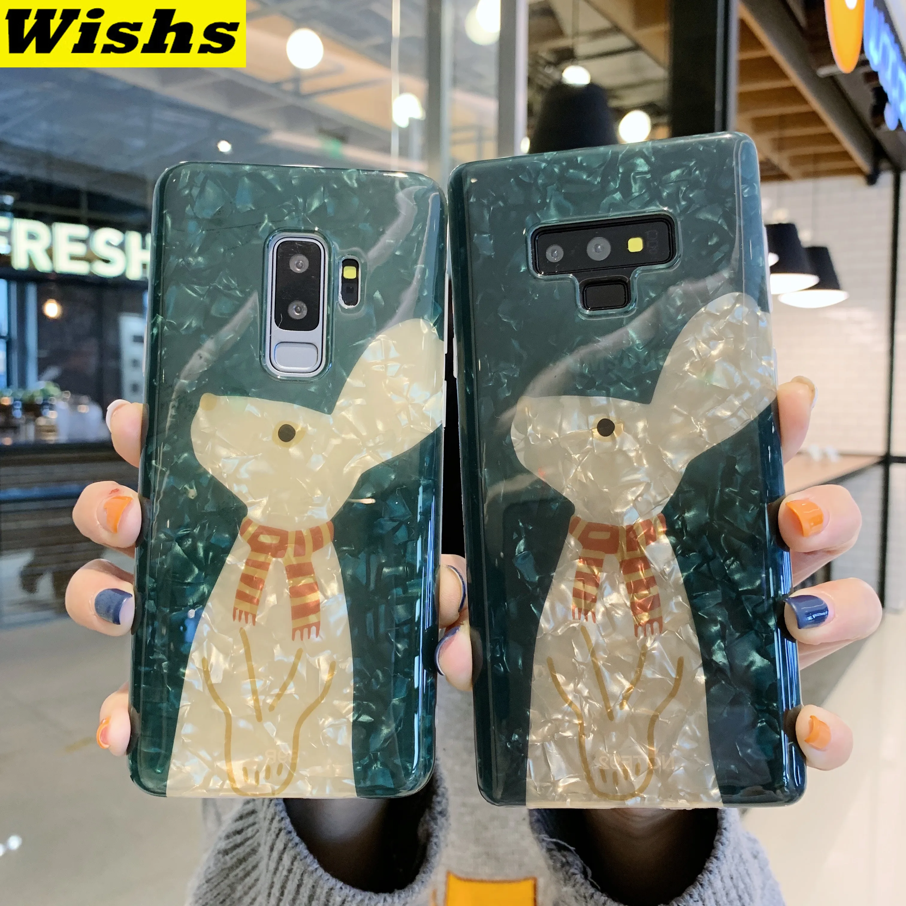 Cute Cartoon Scarf White Rabbit Phone Case For Samsung Galaxy S20 S10 S9 S8 Plus Note 10 Plus 9 8 S20 Ultra Glitter Shell Cover
Cute Cartoon Scarf White Rabbit Phone Case For Samsung Galaxy S20 S10 S9 S8 Plus Note 10 Plus 9 8 S20 Ultra Glitter Shell Cover