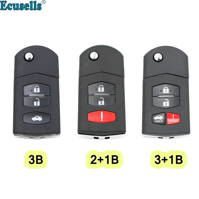 3/4 buttons Flip Remote Key Fob Shell Case fob 4 Button for Mazda 3 5 6 RX-8 CX-7 CX-9 RX-8 with uncut HU133 blade
3/4 buttons Flip Remote Key Fob Shell Case fob 4 Button for Mazda 3 5 6 RX-8 CX-7 CX-9 RX-8 with uncut HU133 blade