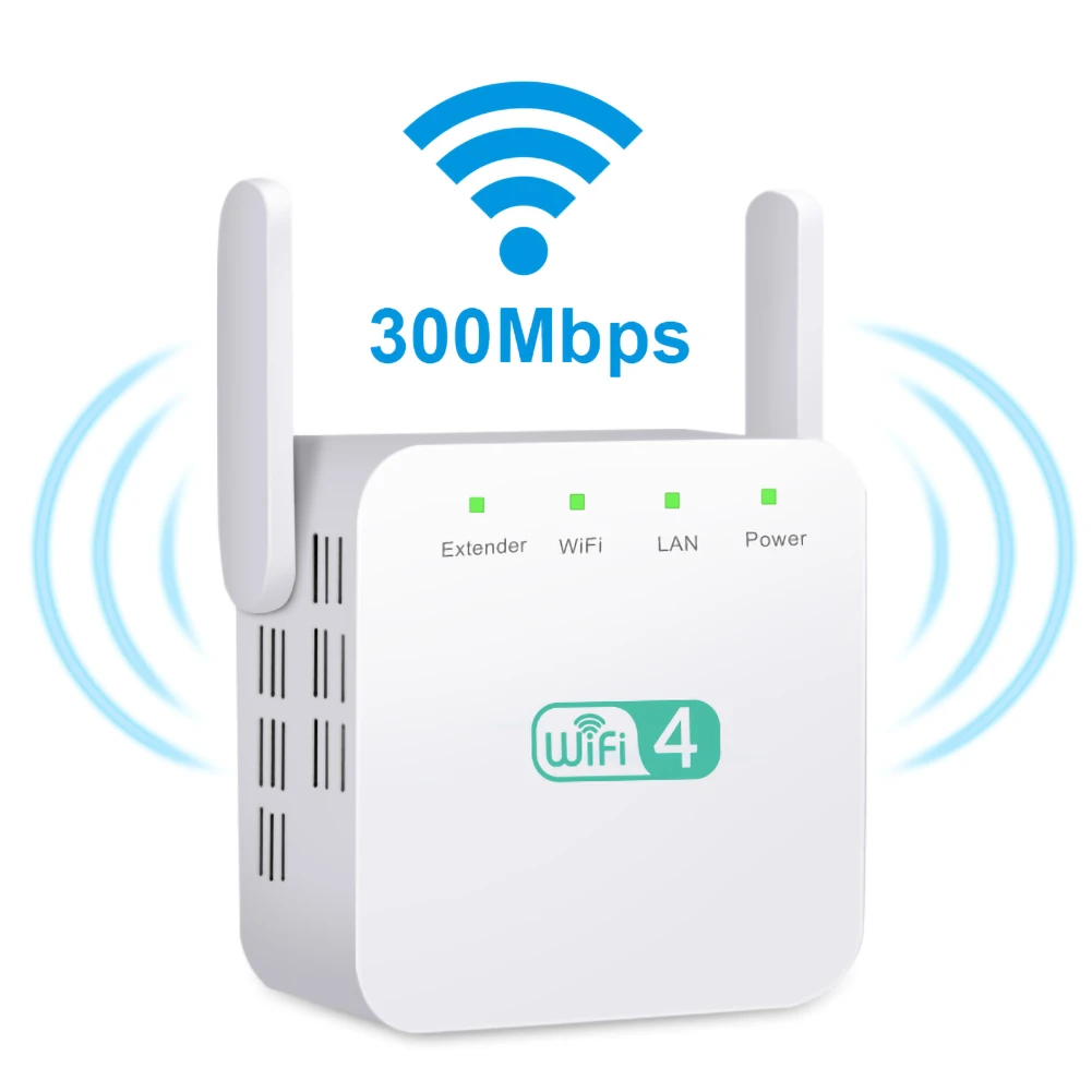 Беспроводной Wi-Fi ретранслятор 300 Мбит/с расширитель дальнего действия усилитель