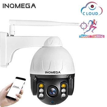 

INQMEGA 1080P Cloud Outdoor PTZ IP Camera WIFI Speed Dome Auto Tracking Camera 4X Digital Zoom 2MP Onvif IR CCTV Security Camera