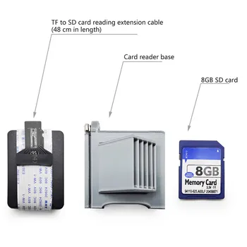 TF to SD Card Reader Cable Card Reading Module with 8G SD Card Multifunctional Card Reader for Creality Ender3/ 3S 3D Printer
TF to SD Card Reader Cable Card Reading Module with 8G SD Card Multifunctional Card Reader for Creality Ender3/ 3S 3D Printer