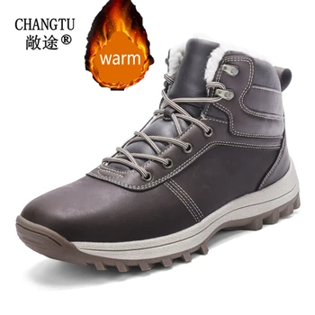 Brand Men Snow Boots Winter Plush Warm Men Climbing shoes Lace-Up strong Non-slip Male Ankle Boots Waterproof Man Work Shoes
Brand Men Snow Boots Winter Plush Warm Men Climbing shoes Lace-Up strong Non-slip Male Ankle Boots Waterproof Man Work Shoes