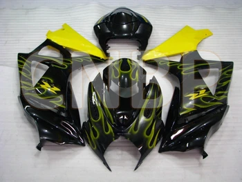GSX-R1000 2007 - 2008 K7 Fairings for Suzuki GSXR1000 2007 Black Yellow Flame Body Kits for Suzuki GSXR1000 08 Fairing 
GSX-R1000 2007 - 2008 K7 Fairings for Suzuki GSXR1000 2007 Black Yellow Flame Body Kits for Suzuki GSXR1000 08 Fairing