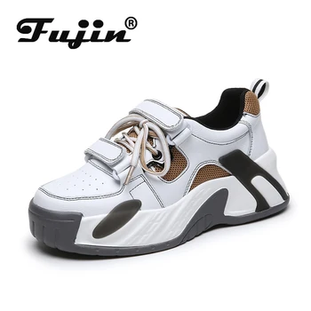 Fujin 2020 Chunky Sneakers Women Round Toe Fashion Spring Thick Bottom Shallow High Heels Causal Breathable Mesh Women Shoes 
Fujin 2020 Chunky Sneakers Women Round Toe Fashion Spring Thick Bottom Shallow High Heels Causal Breathable Mesh Women Shoes