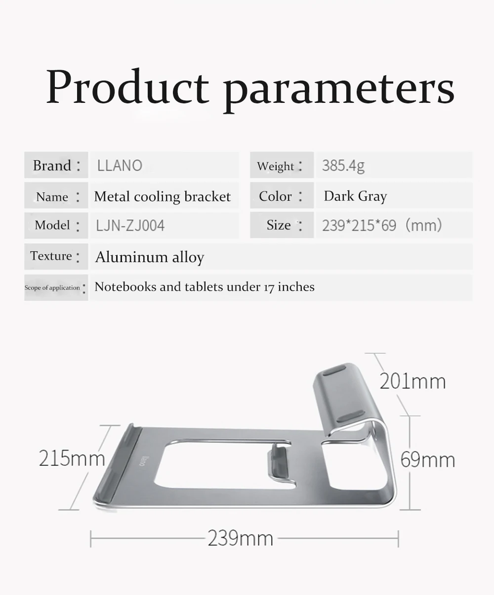 Portable Foldable Laptop Stand Holder for Macbook Air Pro 11 12 13 Lenovo lap Desktop Computer Cooling Stand (Silver) 15 Hc72ce6c6b49f4ebca9bccd2f87cf1c006 ShopWPH.com 1