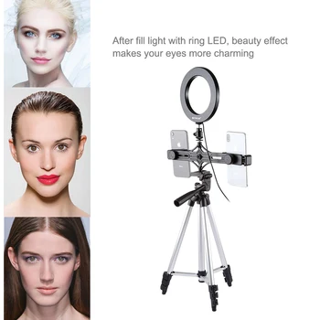 Multi-Functions energy-saving color rendering Live Broadcast Studio Camera Ring Light Smartphone Annular Lamp Stretchable Tripod
Multi-Functions energy-saving color rendering Live Broadcast Studio Camera Ring Light Smartphone Annular Lamp Stretchable Tripod