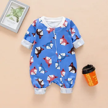 Baby's Romper Jumpsuit Winter Round Neck Infant Baby Boys Girls Long Sleeve Cartoon squirrels Print Romper Jumpsuit Clothes 
Baby's Romper Jumpsuit Winter Round Neck Infant Baby Boys Girls Long Sleeve Cartoon squirrels Print Romper Jumpsuit Clothes