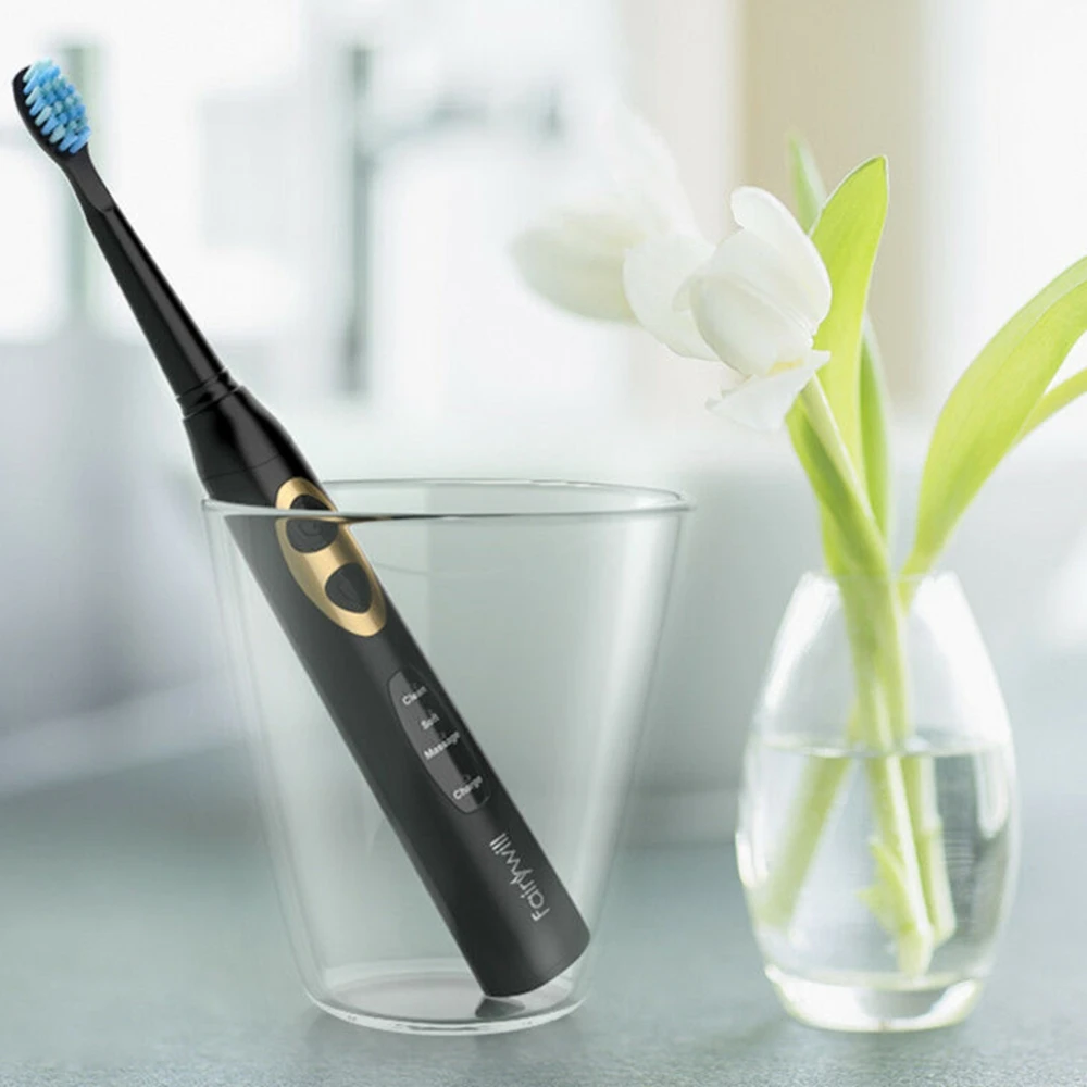 Fairywill FW-917 Electric Wave Toothbrush Rechargeable Waterproof IPX7 Timer 5 Modes Electric Toothbrush with 3 Brush Heads Gift
Fairywill FW-917 Electric Wave Toothbrush Rechargeable Waterproof IPX7 Timer 5 Modes Electric Toothbrush with 3 Brush Heads Gift