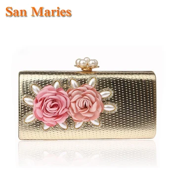 San Maries Women Bag Flower Beaded Lady Clutch Bag Metal Gold Evening Bag Wedding Party Chain Shoulder Handbags Phone/key Pocket
San Maries Women Bag Flower Beaded Lady Clutch Bag Metal Gold Evening Bag Wedding Party Chain Shoulder Handbags Phone/key Pocket