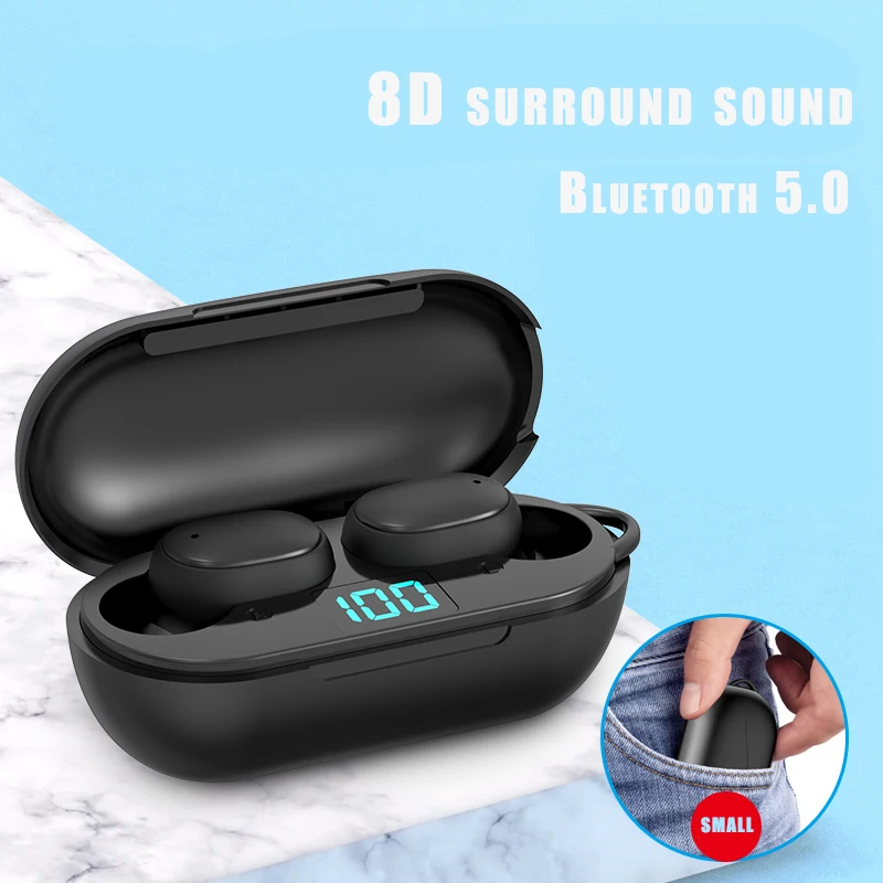 Bluetooth Earphone Wireless Earbuds with Charging Box Wireless Headphones In-Ear Sport Headset Gaming Earphone for Smart Phone
Bluetooth Earphone Wireless Earbuds with Charging Box Wireless Headphones In-Ear Sport Headset Gaming Earphone for Smart Phone
