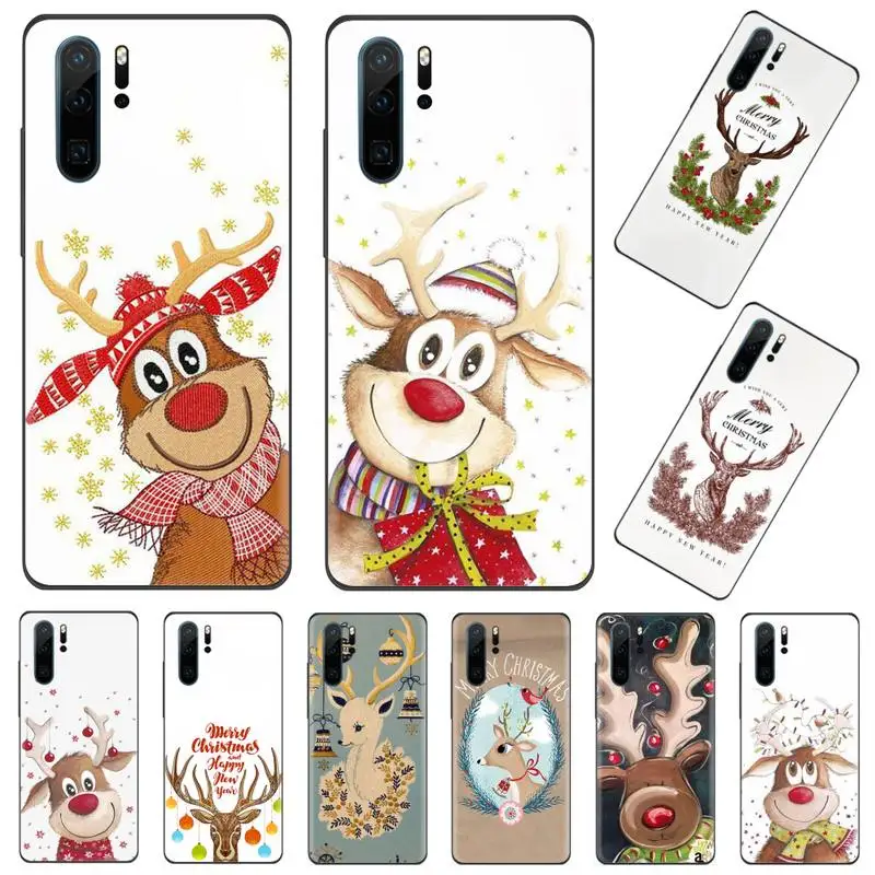 Merry Christmas Elk Series Phone Case Funda For Huawei P9 P10 P20 P30 Lite 2016 2017 2019 plus pro P smart
Merry Christmas Elk Series Phone Case Funda For Huawei P9 P10 P20 P30 Lite 2016 2017 2019 plus pro P smart