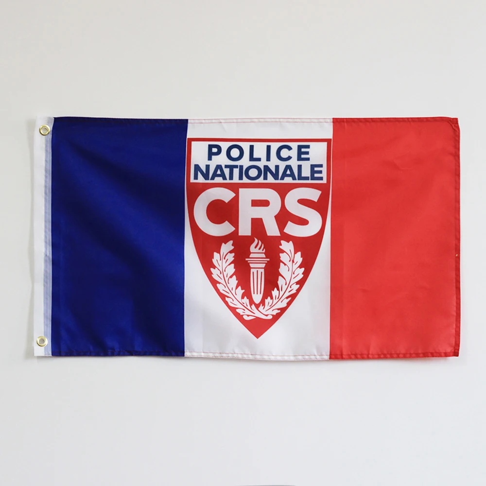 Фото Национальная полиция CRS флаг GIGN национальная спецназа городская | Флаги, баннеры и аксессуары (1005001998602390)