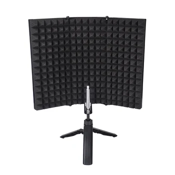 Studio Recording Easy Install Adjustable Foldable Isolation Shield With Tripod Stand Soundproof Tabletop Microphone Acoustic
Studio Recording Easy Install Adjustable Foldable Isolation Shield With Tripod Stand Soundproof Tabletop Microphone Acoustic