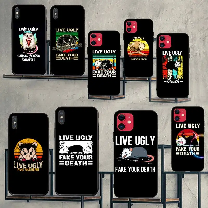 HPCHCJHM Live Ugly Fake Your Death Black Soft Shell Phone Case Capa for iPhone 11 pro XS MAX 8 7 6 6S Plus X 5S SE 2020 XR case
HPCHCJHM Live Ugly Fake Your Death Black Soft Shell Phone Case Capa for iPhone 11 pro XS MAX 8 7 6 6S Plus X 5S SE 2020 XR case