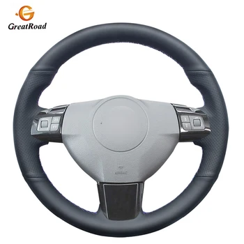 Hand-stitched Black PU Artificial Leathe Car Steering Wheel Cover for Opel Astra (H) 2004-2009 Zaflra (B) 2005-2014 Signum 2005 
Hand-stitched Black PU Artificial Leathe Car Steering Wheel Cover for Opel Astra (H) 2004-2009 Zaflra (B) 2005-2014 Signum 2005