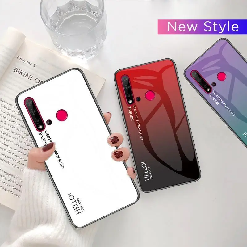 Gradient Tempered Glass Case For Huawei Honor 8X 8C 10i 20i P Smart Z Plus Nova 5 5i Mate20 P20 P30 Pro Lite Soft tpu Edge Cover
Gradient Tempered Glass Case For Huawei Honor 8X 8C 10i 20i P Smart Z Plus Nova 5 5i Mate20 P20 P30 Pro Lite Soft tpu Edge Cover