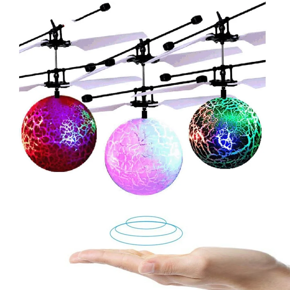 Luminous Flying Ball Kid's Gesture Toy Crack Ball Rechargeable Anti-stress Drone Helicopter Infrared Induction Aircraft Gifts
Luminous Flying Ball Kid's Gesture Toy Crack Ball Rechargeable Anti-stress Drone Helicopter Infrared Induction Aircraft Gifts