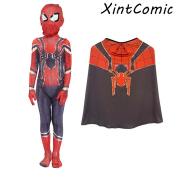 Halloween Costume For Kids Spider Bodysuit Amazing Spiderman Iron Spider Costume Cloak Cosplay Children Superhero Jumpsuits
Halloween Costume For Kids Spider Bodysuit Amazing Spiderman Iron Spider Costume Cloak Cosplay Children Superhero Jumpsuits