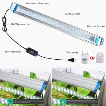 Super Slim LEDs Aquarium Lighting Aquatic Plant Light 18-48CM Extensible Waterproof Clip on Lamp For Fish Tank
Super Slim LEDs Aquarium Lighting Aquatic Plant Light 18-48CM Extensible Waterproof Clip on Lamp For Fish Tank