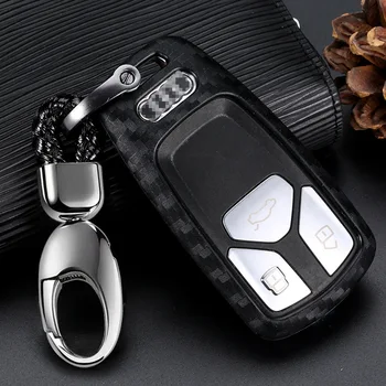 Carbon Fiber silicone Remote Car Key Case For Audi A3 A4 A4L B5 B6 B7 B8 B9 A5 A6 A6L C5 C6 Q3 Q5 Q7 S5 RS3 RS4 TT key Shell
Carbon Fiber silicone Remote Car Key Case For Audi A3 A4 A4L B5 B6 B7 B8 B9 A5 A6 A6L C5 C6 Q3 Q5 Q7 S5 RS3 RS4 TT key Shell