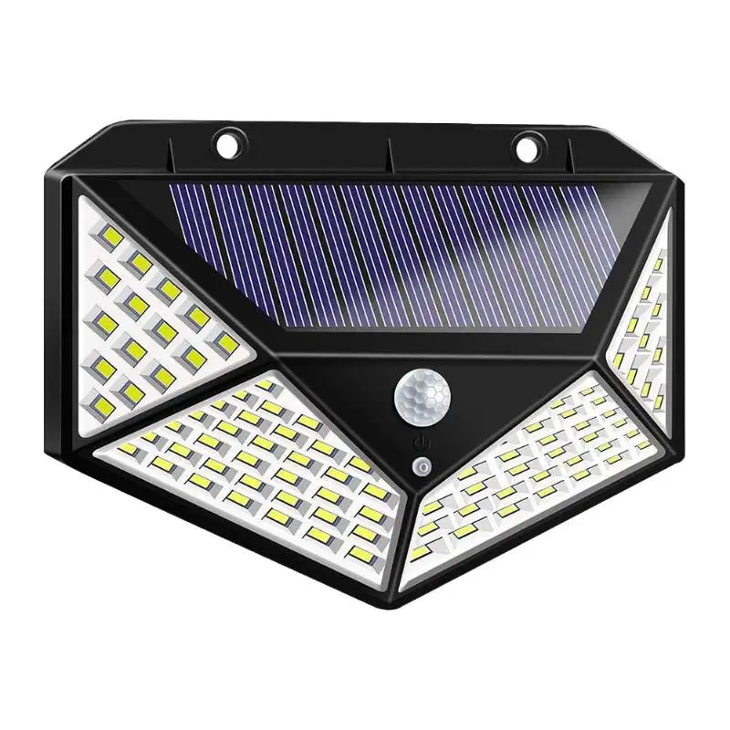 hight 100 LED Solar Light Outdoor Waterproof 4-side Solar Sunlight Powered Lamp PIR Motion Sensor Wall Light for Garden Decor
hight 100 LED Solar Light Outdoor Waterproof 4-side Solar Sunlight Powered Lamp PIR Motion Sensor Wall Light for Garden Decor