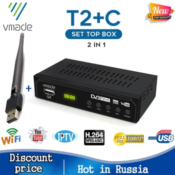 Vmade 2020 dvb t2 +c dvb t2 receiver tv Digital set top box dvb c terrestrial receiver support youtube wifi iptv dvb t2 tv tuner
Vmade 2020 dvb t2 +c dvb t2 receiver tv Digital set top box dvb c terrestrial receiver support youtube wifi iptv dvb t2 tv tuner